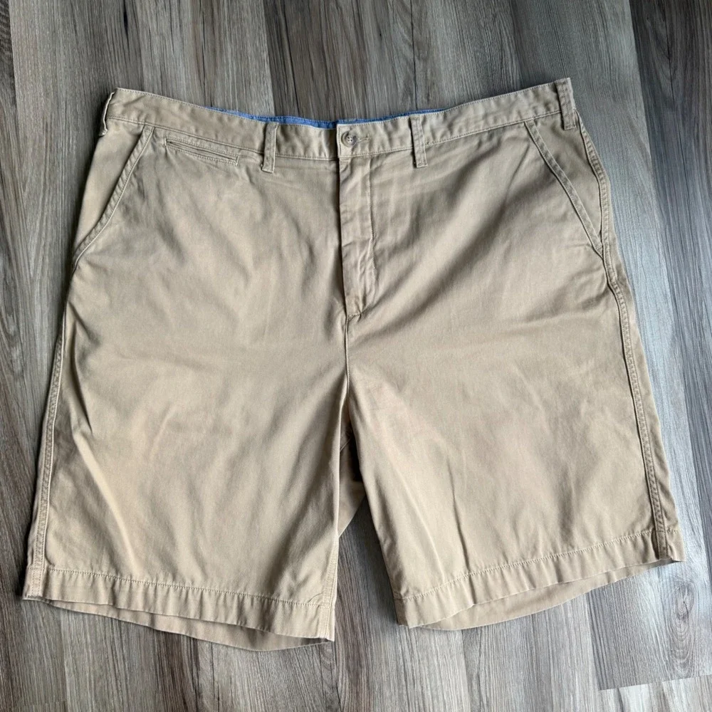 Polo Ralph Lauren Mens Relaxed Fit Chino Shorts Tan Khaki Cotton Size 42 9in
